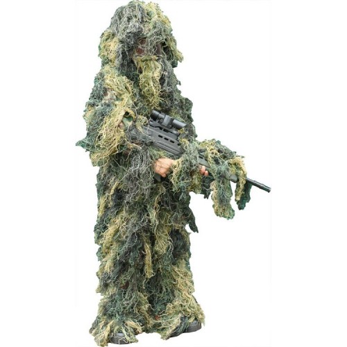 Kids Ghillie Suit (Woodland), Ghillie suits are designed as the next step up in camouflage - more effectively disguise your profile when out shooting/gaming